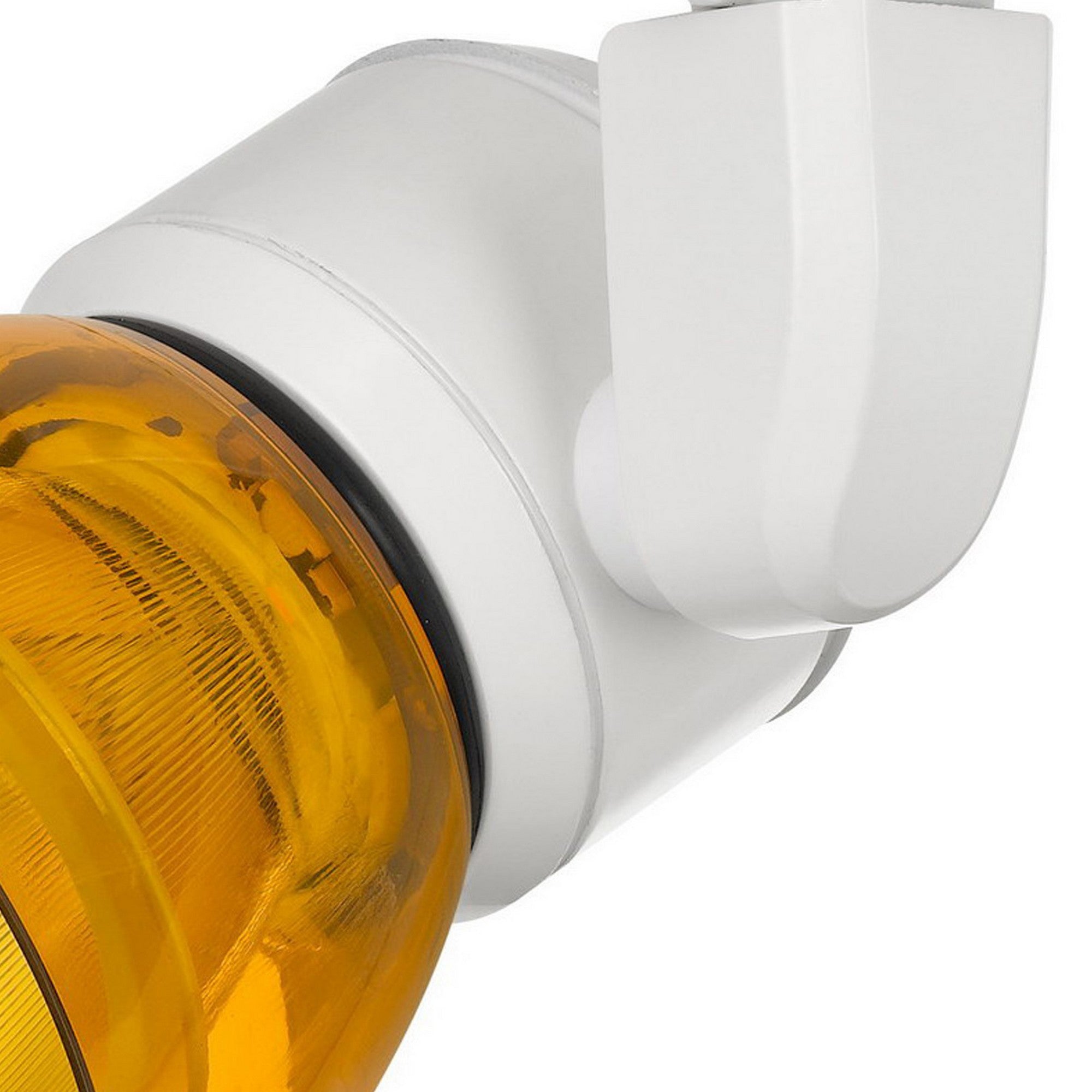 10W Integrated LED Track Fixture with Polycarbonate Head Yellow and White-zoom-3