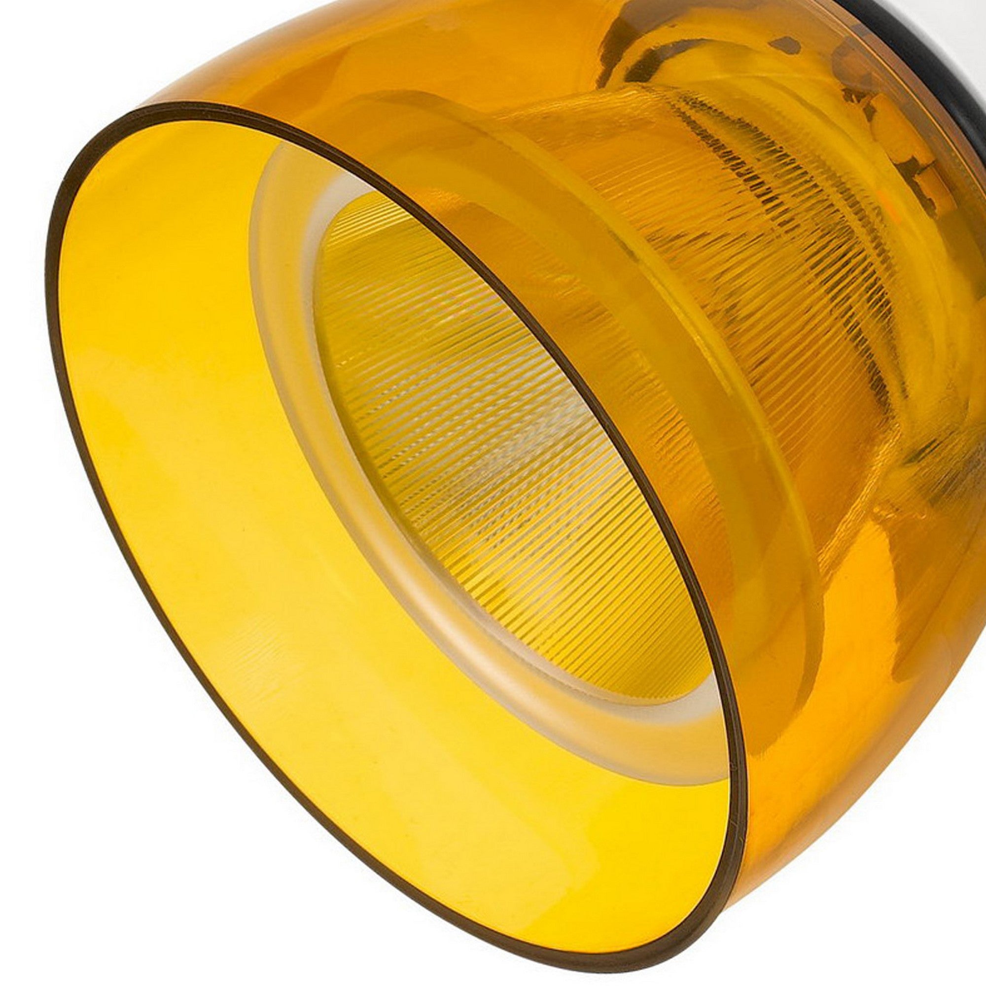 10W Integrated LED Track Fixture with Polycarbonate Head Yellow and White-zoom-4