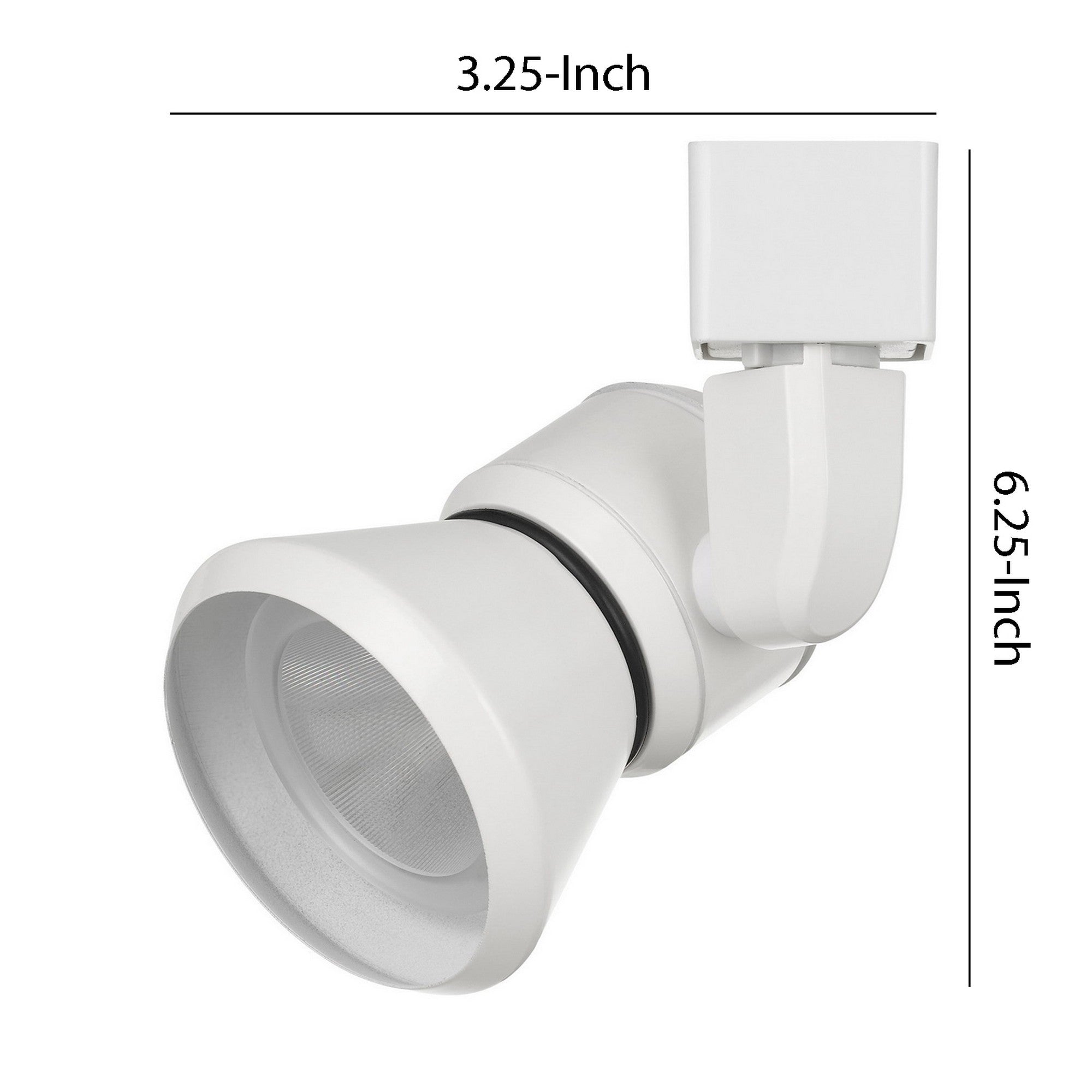 10W Integrated LED Metal Track Fixture with Cone Head White-zoom-5
