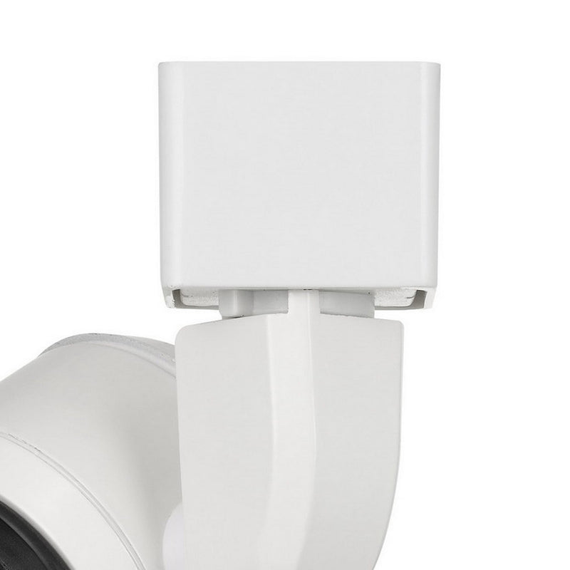 10W Integrated LED Metal Track Fixture with Mesh Head White and Black-zoom-