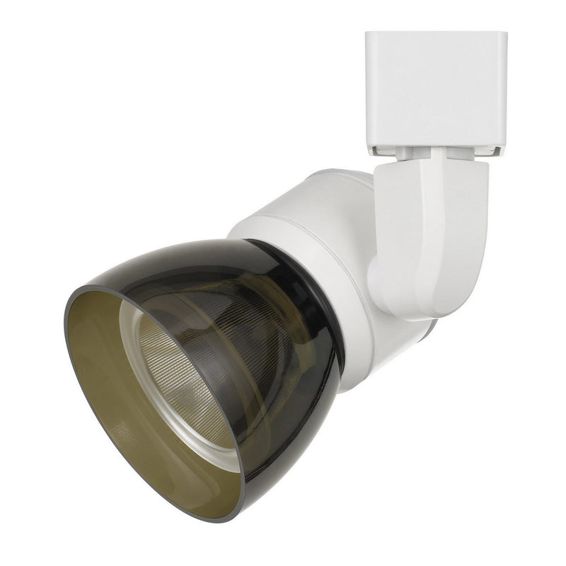 10W Integrated LED Track Fixture with Polycarbonate Head White and Black-zoom-