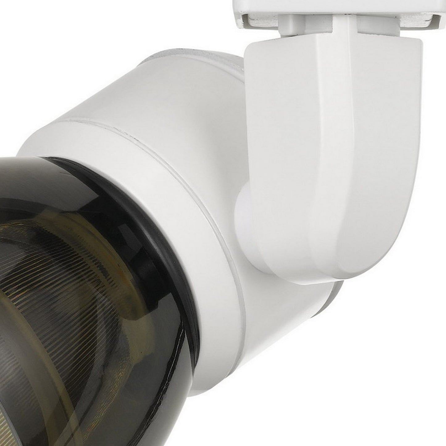 10W Integrated LED Track Fixture with Polycarbonate Head White and Black