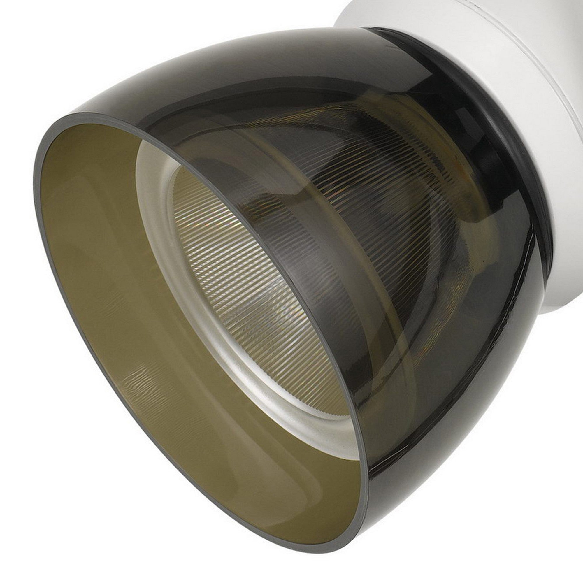 10W Integrated LED Track Fixture with Polycarbonate Head White and Black-zoom-4