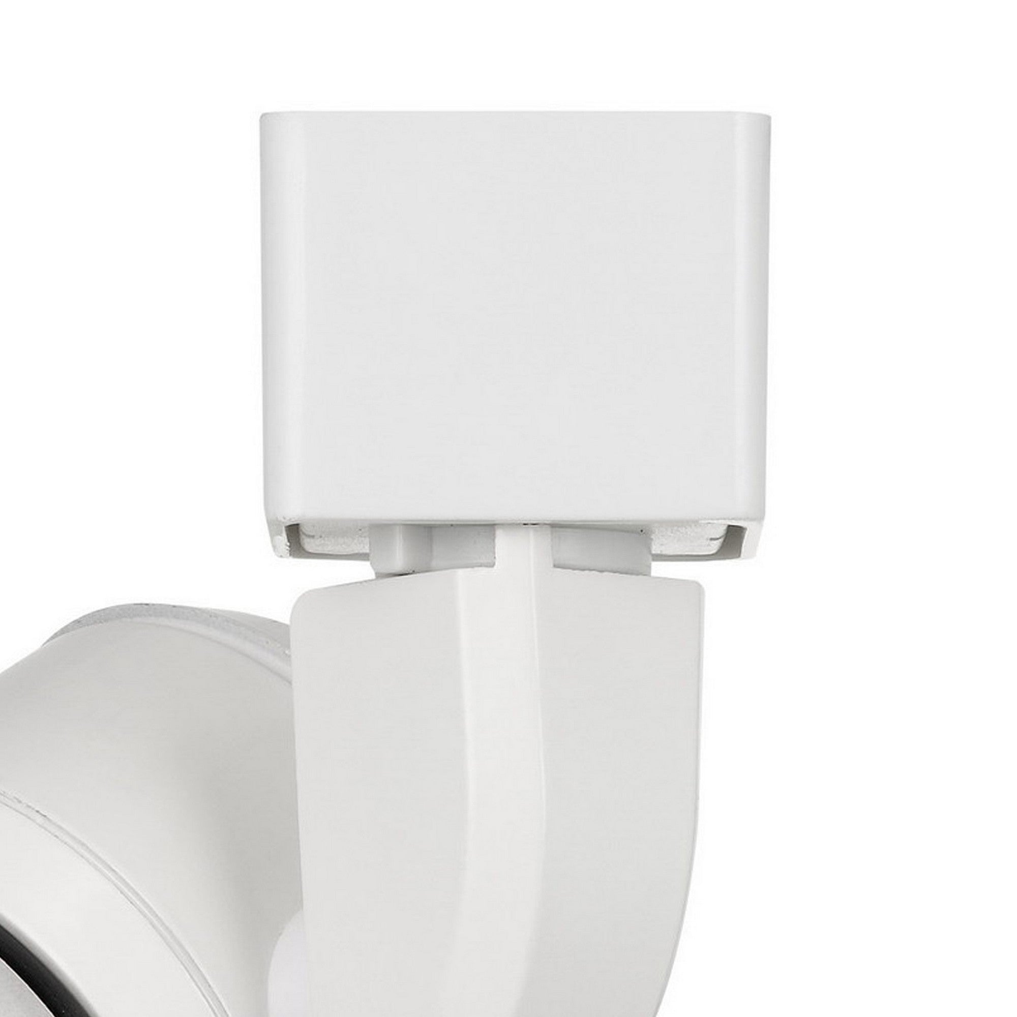 10W Integrated LED Track Fixture with Polycarbonate Head White-zoom-2