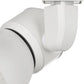 10W Integrated LED Track Fixture with Polycarbonate Head White