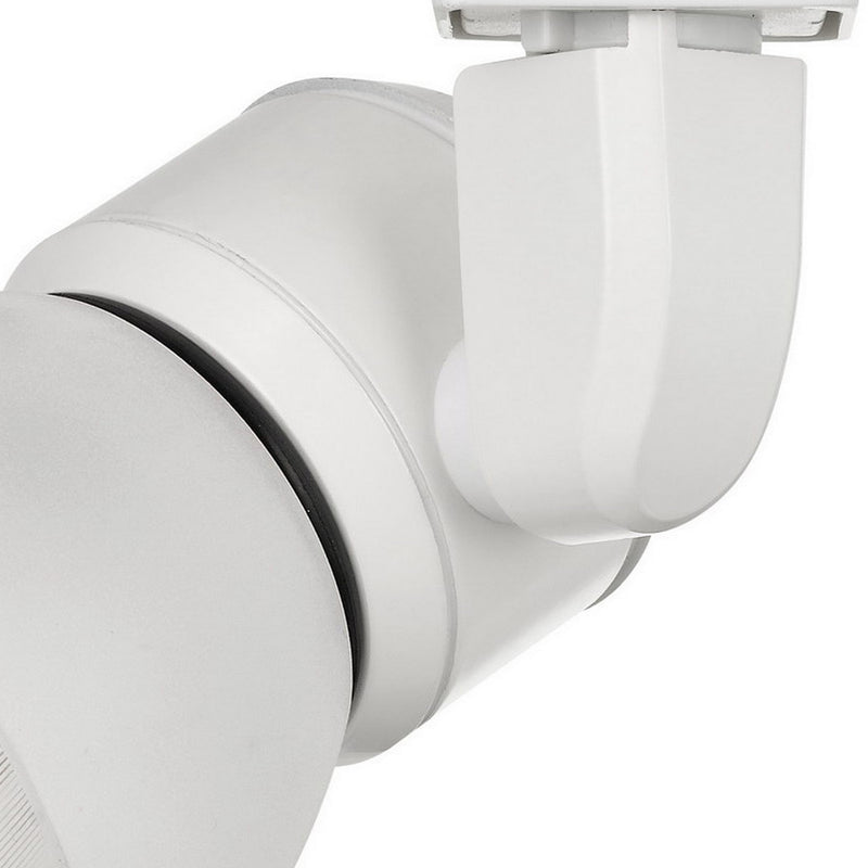 10W Integrated LED Track Fixture with Polycarbonate Head White-zoom-