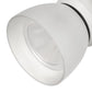 10W Integrated LED Track Fixture with Polycarbonate Head White