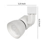 10W Integrated LED Track Fixture with Polycarbonate Head White