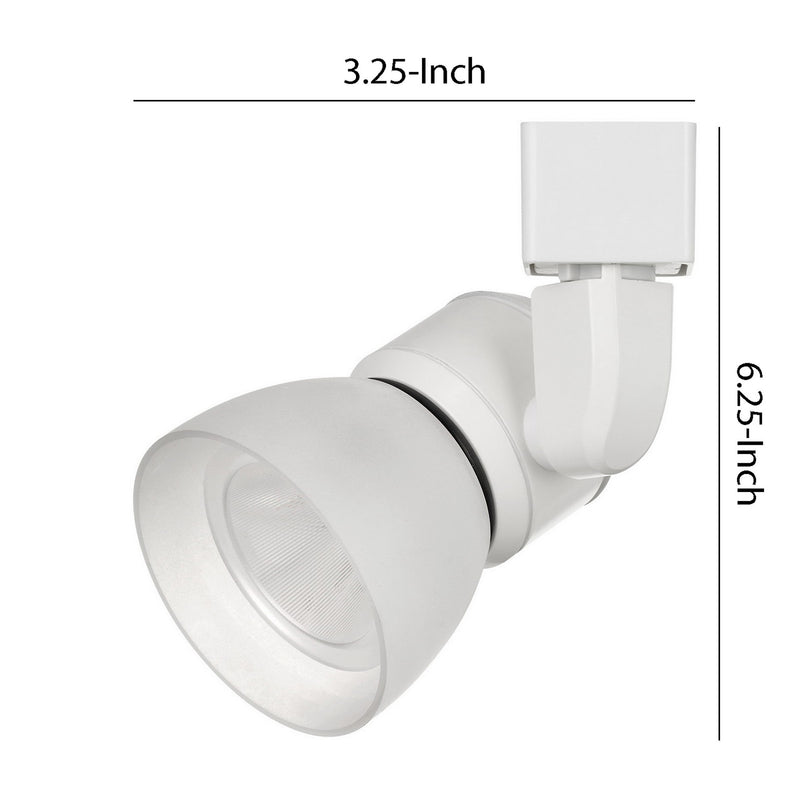 10W Integrated LED Track Fixture with Polycarbonate Head White-zoom-