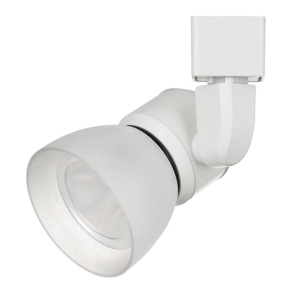 10W Integrated LED Track Fixture with Polycarbonate Head White