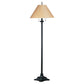 Paper Wrapped Tapered Shade Double Chain Floor Lamp Brown And Metal Gray