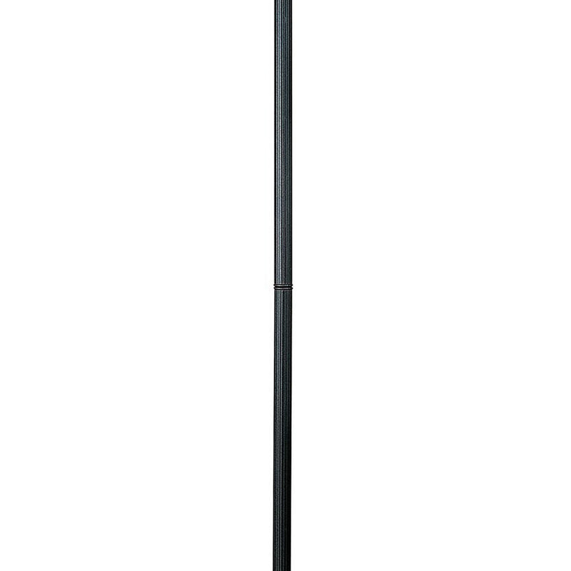 Paper Wrapped Tapered Shade Double Chain Floor Lamp Brown And Metal Gray-zoom-