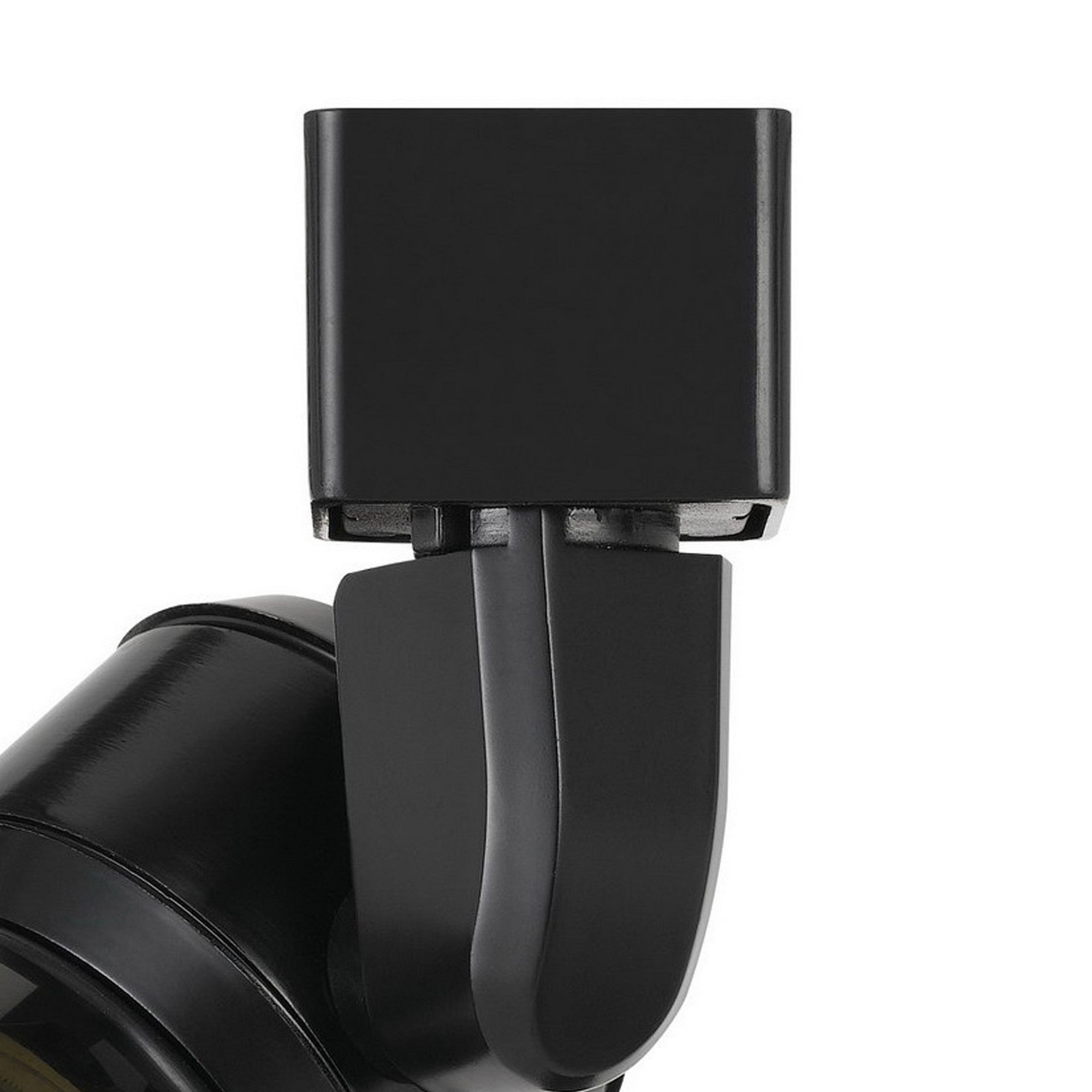 Metal and Clear Polycarbonate LED Track Fixture Black and Gray-zoom-2