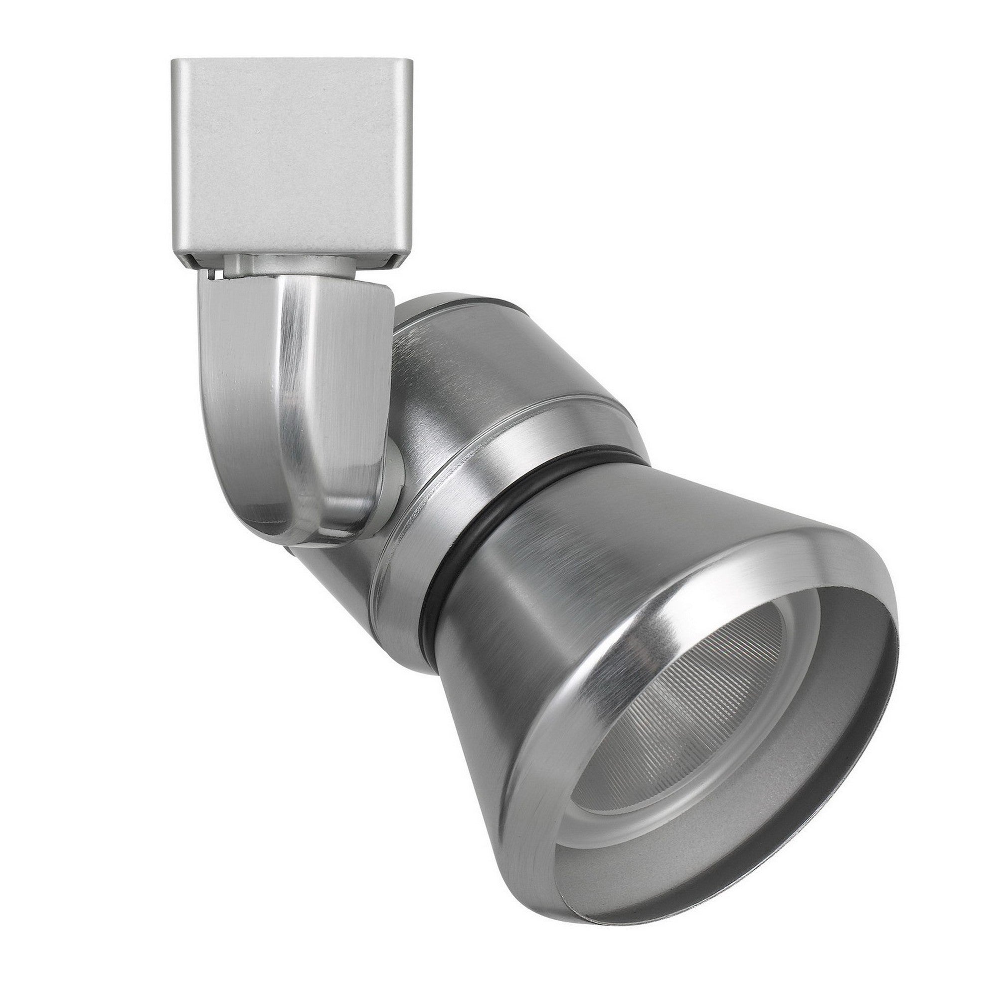 Metal Frame LED Track Fixture with Conical Shade Silver-zoom-1