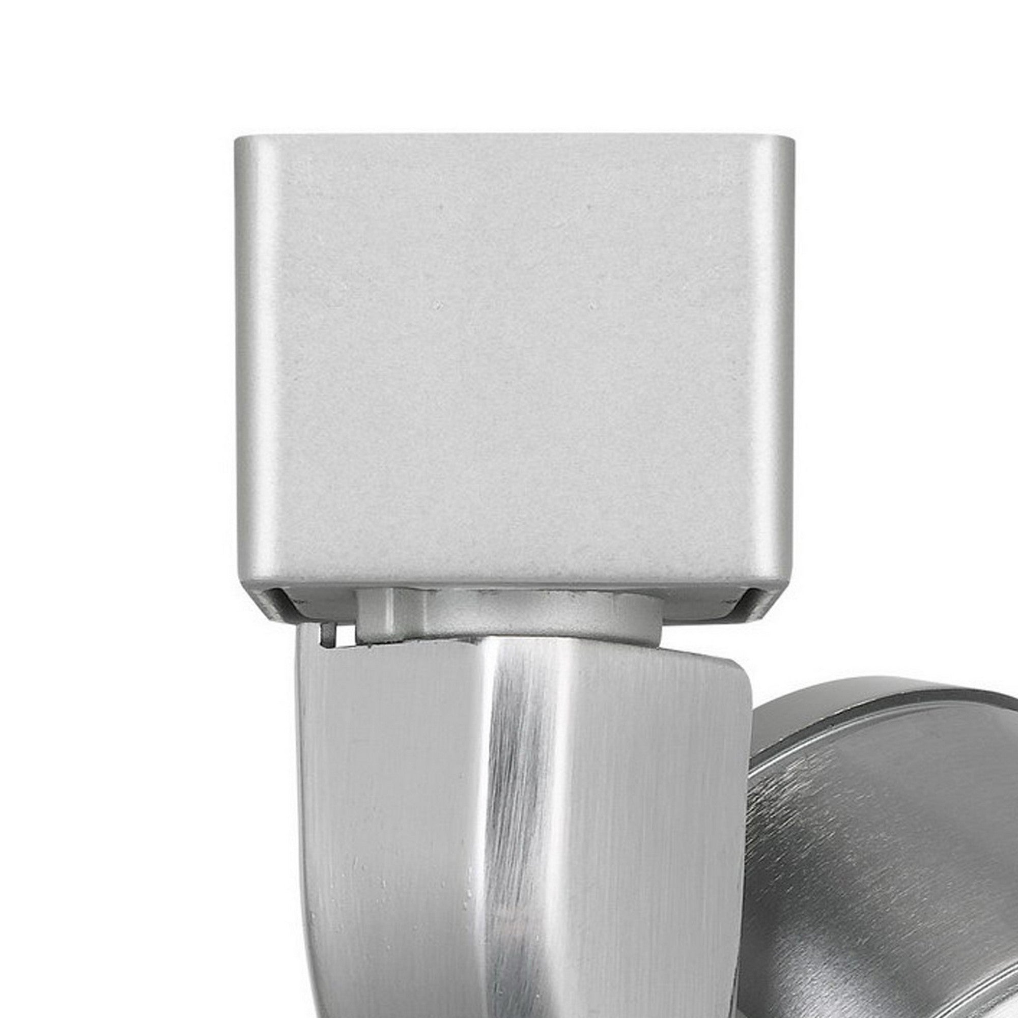 Metal Frame LED Track Fixture with Conical Shade Silver