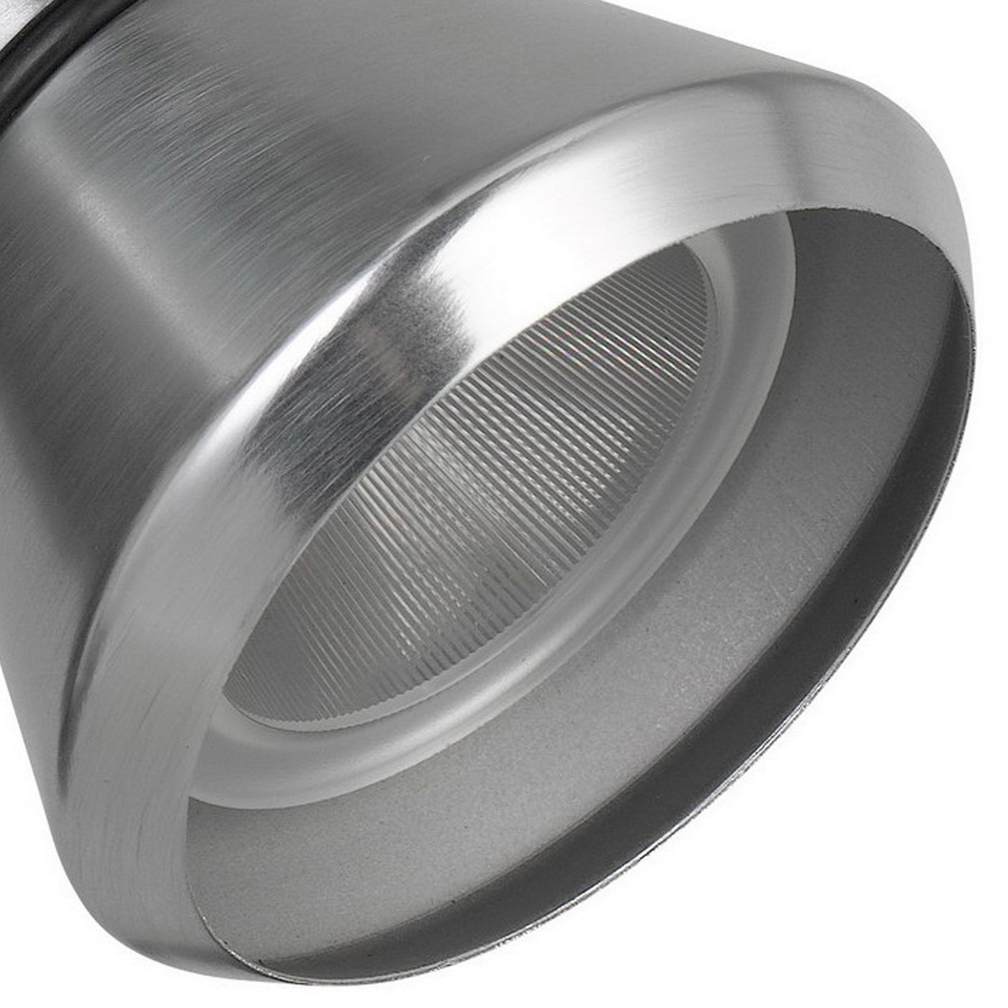 Metal Frame LED Track Fixture with Conical Shade Silver-zoom-4