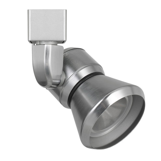 Metal Frame LED Track Fixture with Conical Shade Silver