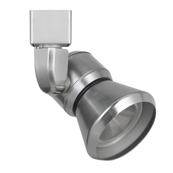 Metal Frame LED Track Fixture with Conical Shade Silver