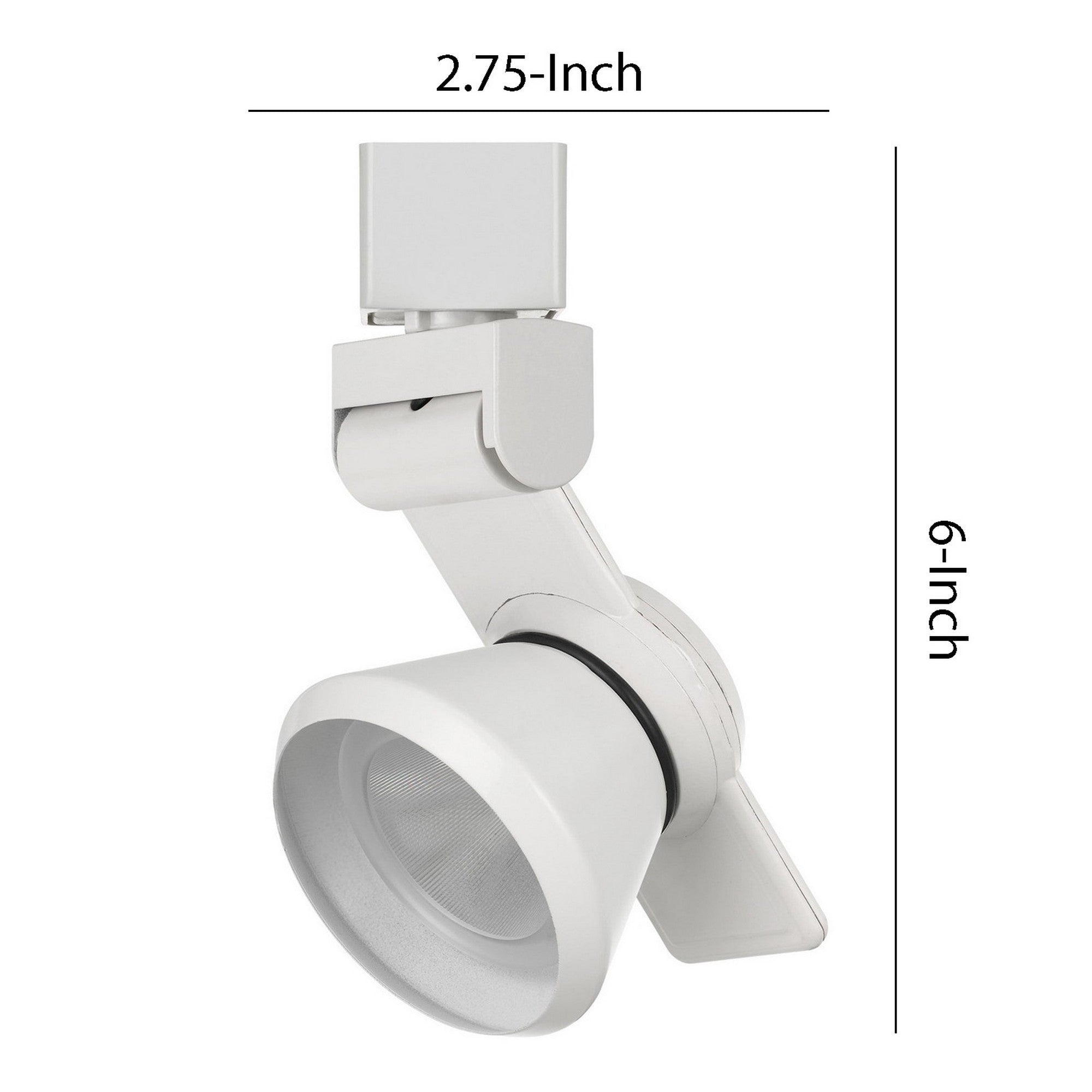 12W Integrated LED Metal Track Fixture with Dimmer Feature White-zoom-5