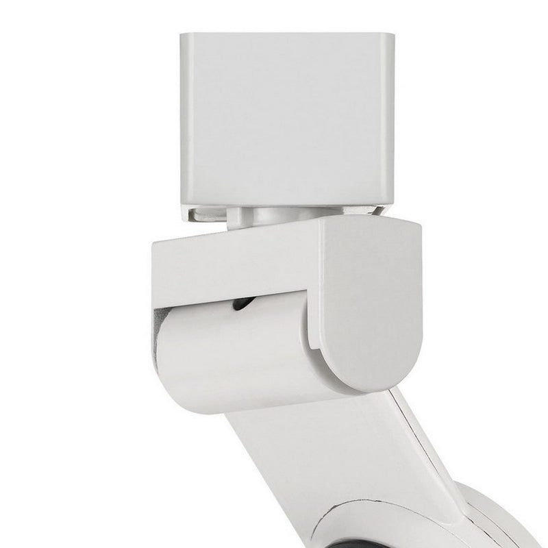 12W Integrated LED Metal Track Fixture with Mesh Head White and Black-zoom-