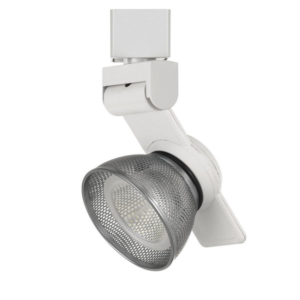 12W Integrated LED Metal Track Fixture with Mesh Head Gray and Black