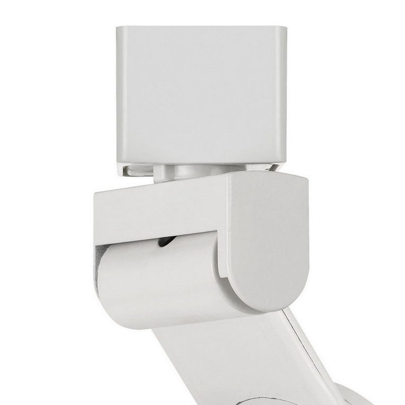 12W Integrated LED Metal Track Fixture with Mesh Head Brown and White-zoom-