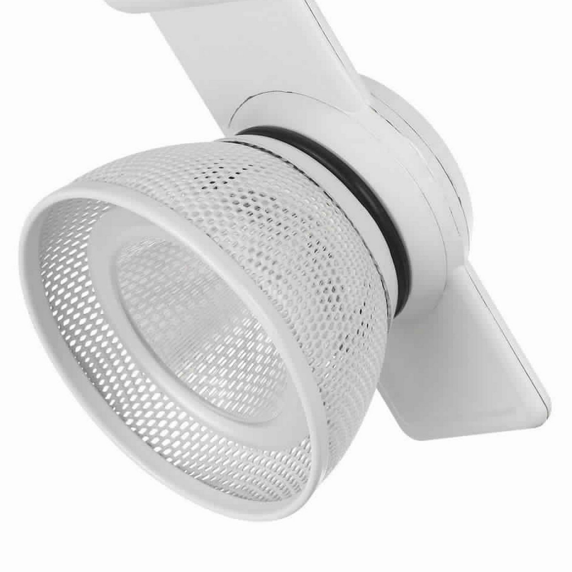 12W Integrated LED Metal Track Fixture with Mesh Head White-zoom-4