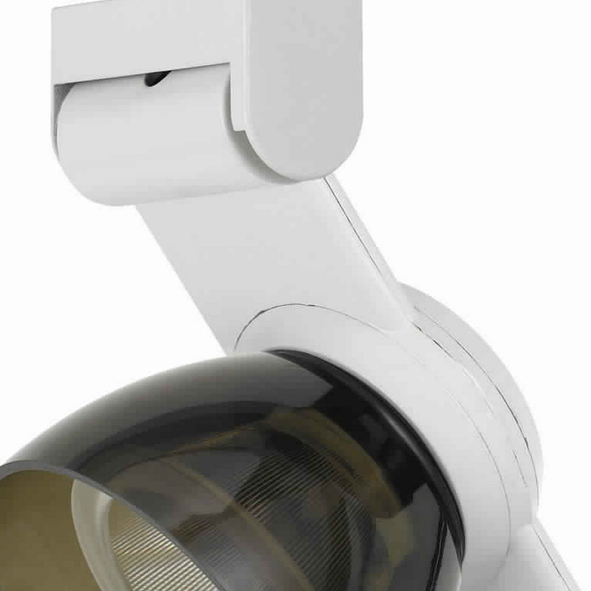 12W Integrated LED Metal Track Fixture with Oval Shape HeadWhite and Brown-zoom-3