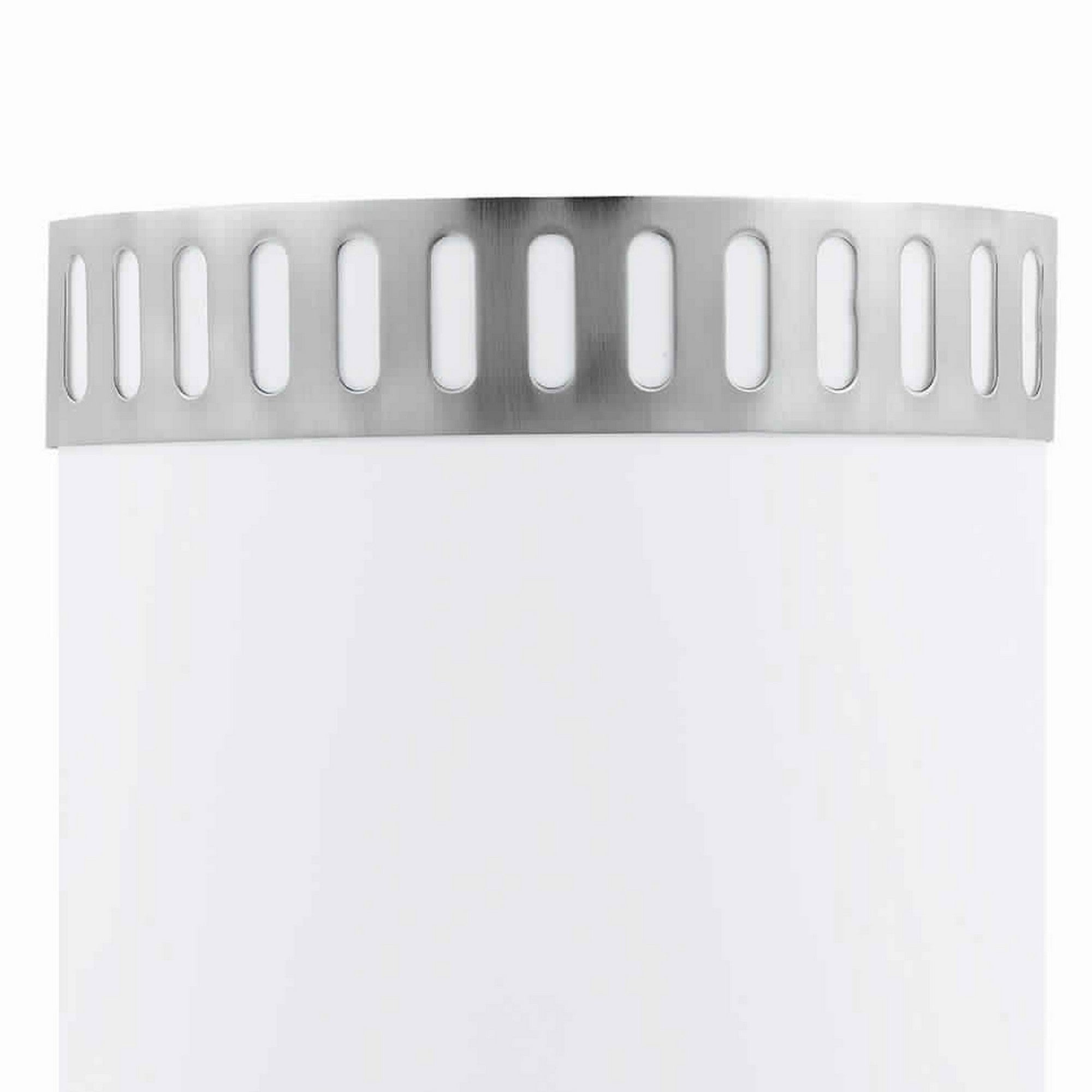 18w Wall Lamp With Acrylic Plate And Steel Trim White And Gray-zoom-2