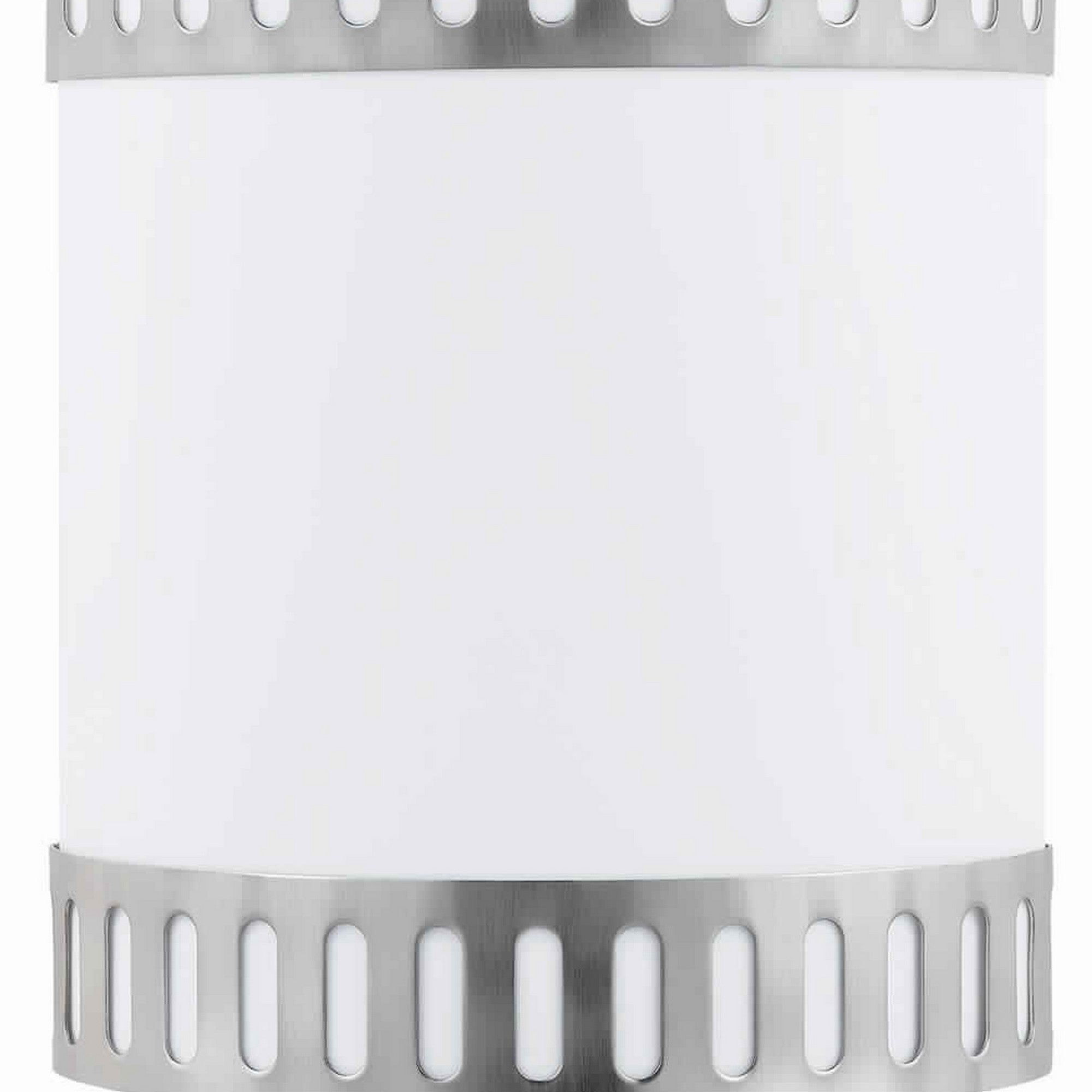 18w Wall Lamp With Acrylic Plate And Steel Trim White And Gray-zoom-3