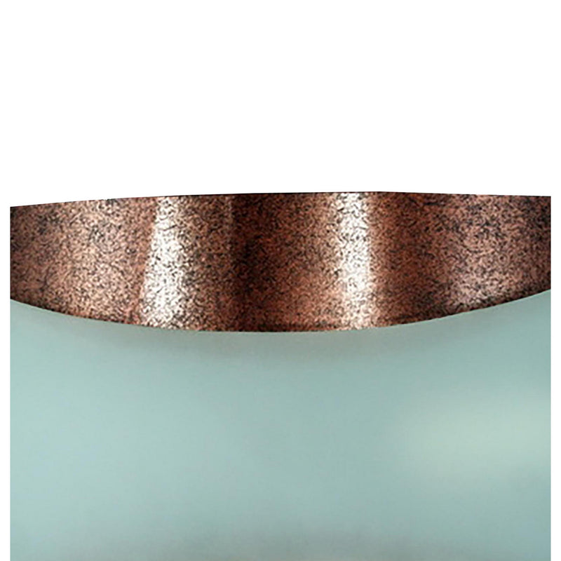 13w Wall Lamp With Metal Frame And Hardwired Switch Rustic Brown And White-zoom-