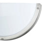 Half Moon Shaped Metal Wall Lamp With Acrylic Plate Set Of 4 White