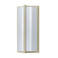 Cylindrical Shaped Metal Plc Wall Lamp With 3d Design Trim set Of 4 White