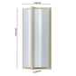 Cylindrical Shaped Metal Plc Wall Lamp With 3d Design Trim set Of 4 White