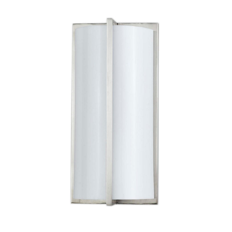 Cylindrical Shape Plc Wall Lamp With 3d Design Set Of 4 Silver And White-zoom-