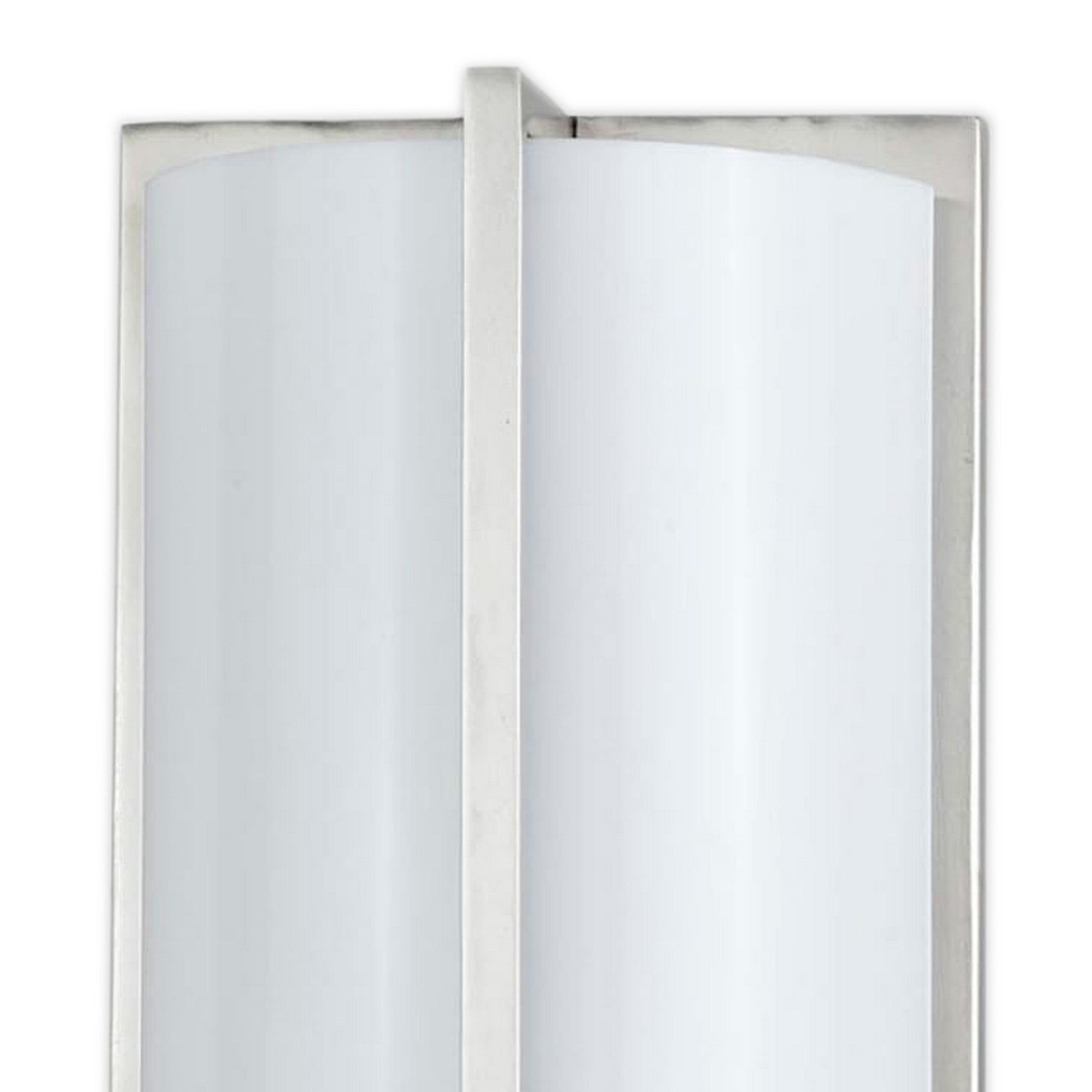 Cylindrical Shape Plc Wall Lamp With 3d Design Set Of 4 Silver And White-zoom-2