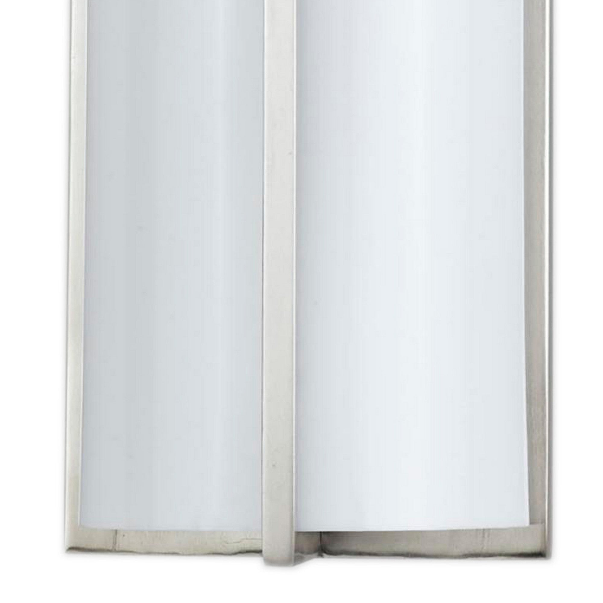 Cylindrical Shape Plc Wall Lamp With 3d Design Set Of 4 Silver And White-zoom-4