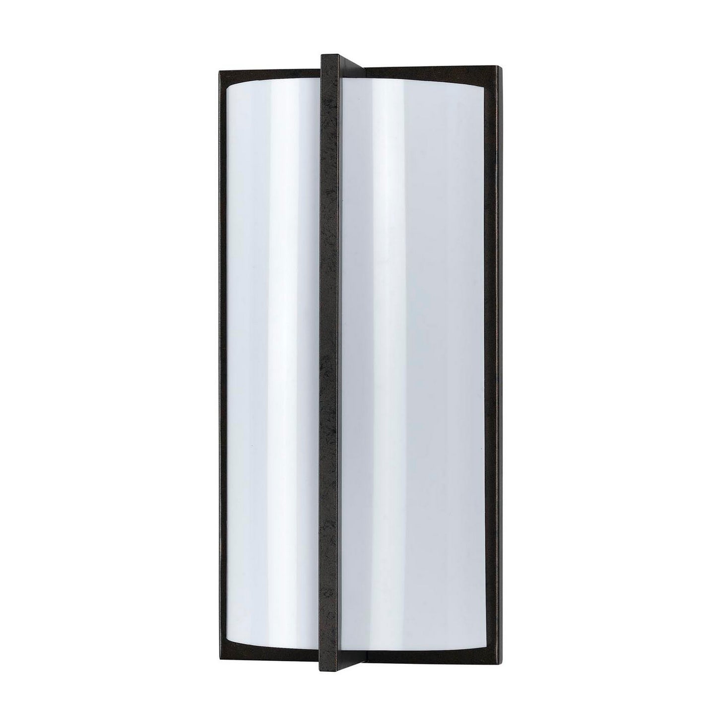 Cylindrical Shaped Plc Wall Lamp With 3d Design Set Of 4 Black And White