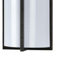 Cylindrical Shaped Plc Wall Lamp With 3d Design Set Of 4 Black And White