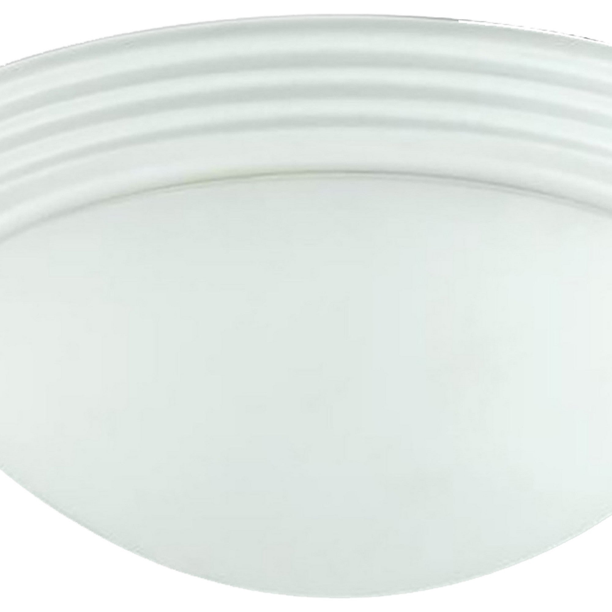 Dome Shaped Glass Ceiling Lamp with Hardwired Switch White and Clear-zoom-3