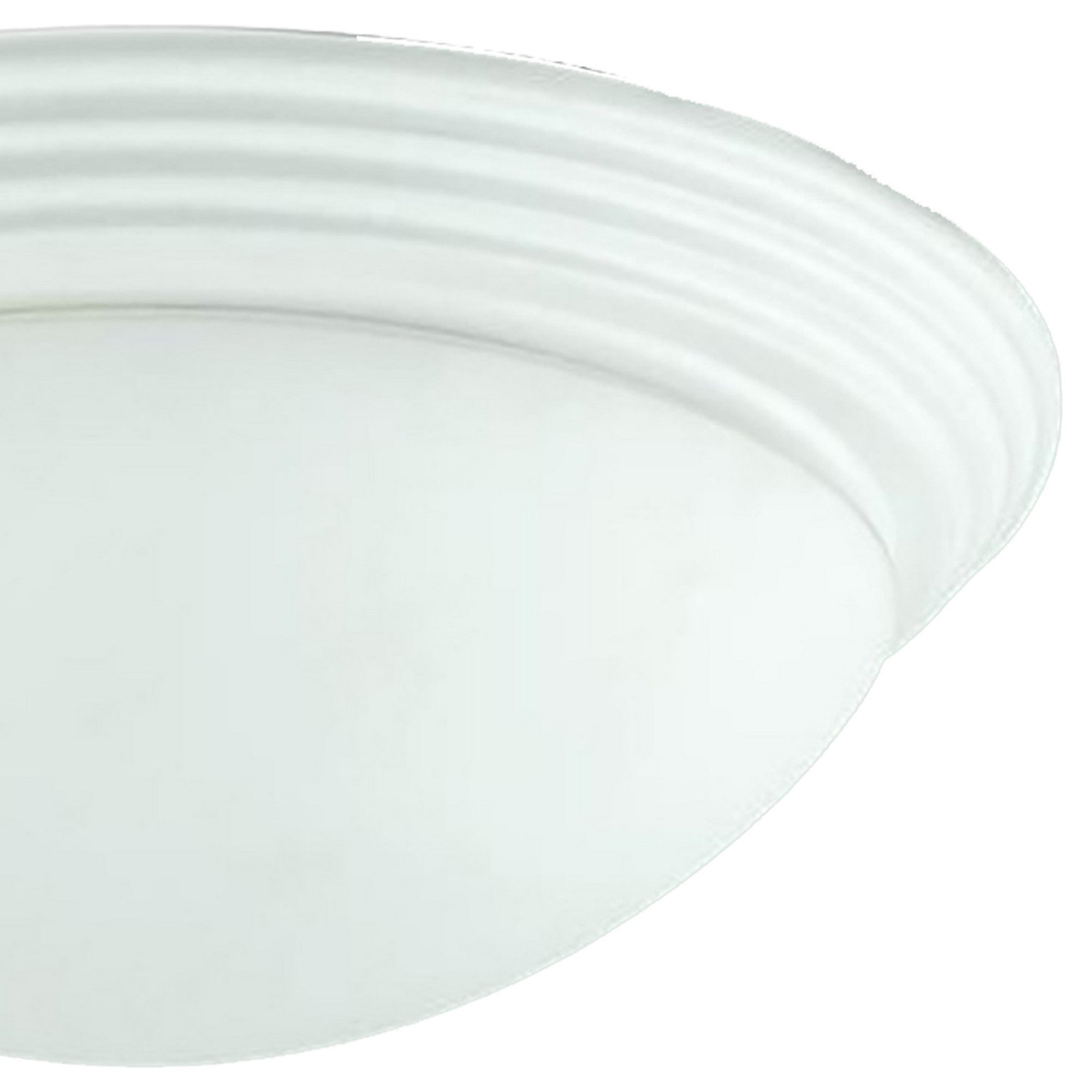 Dome Shaped Glass Ceiling Lamp with Hardwired Switch White and Clear-zoom-4
