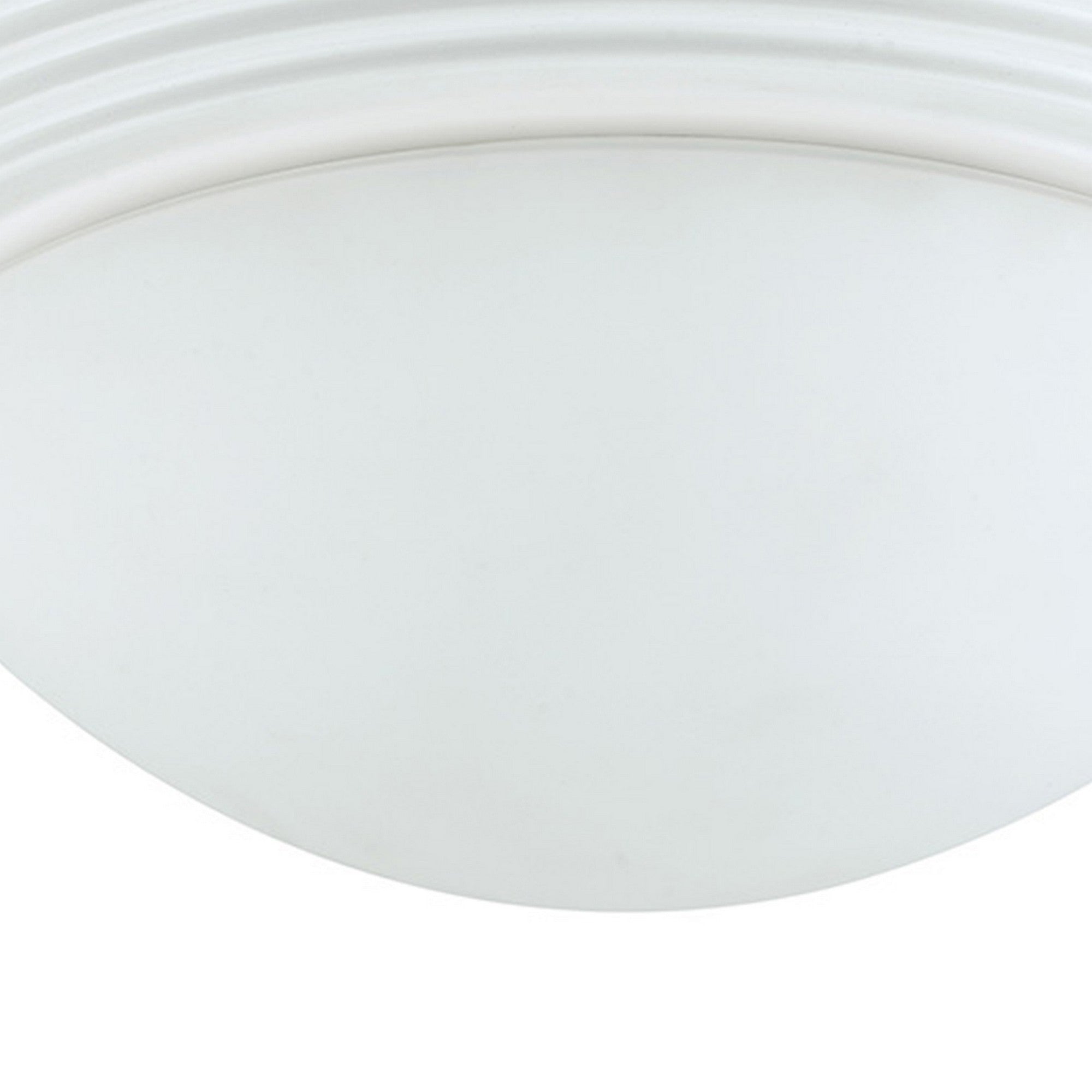 Dome Shaped Glass Ceiling Lamp with Hardwired Switch White and Clear-zoom-3