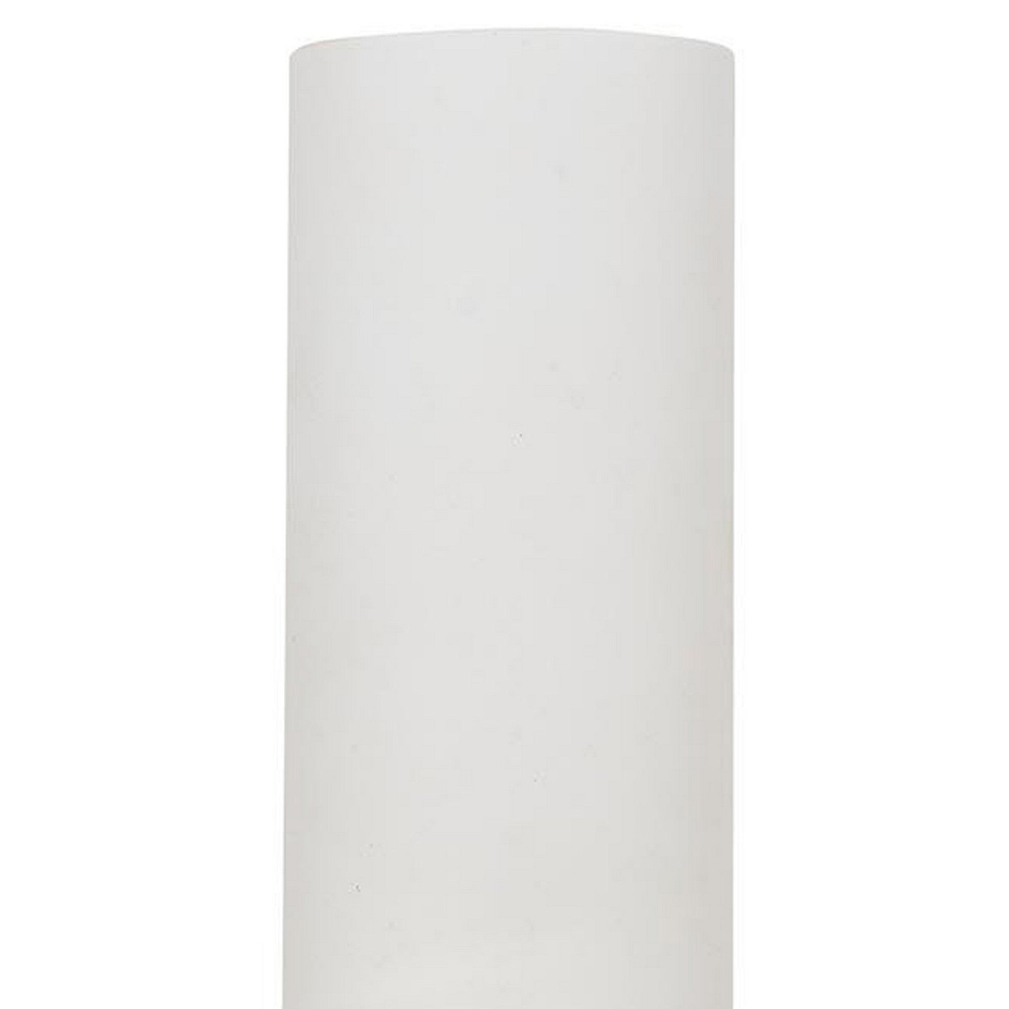Cylindrical Dual Lighting Wall Lamp With Switch Set Of 2 Silver And White-zoom-2