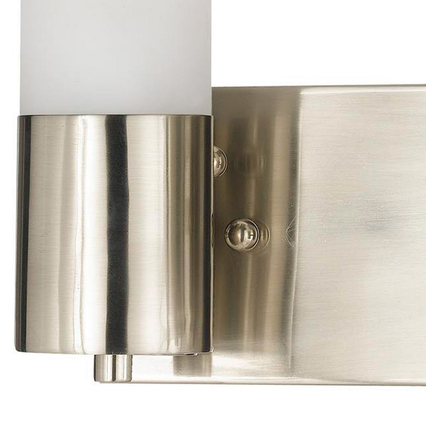 Cylindrical Dual Lighting Wall Lamp With Switch Set Of 2 Silver And White