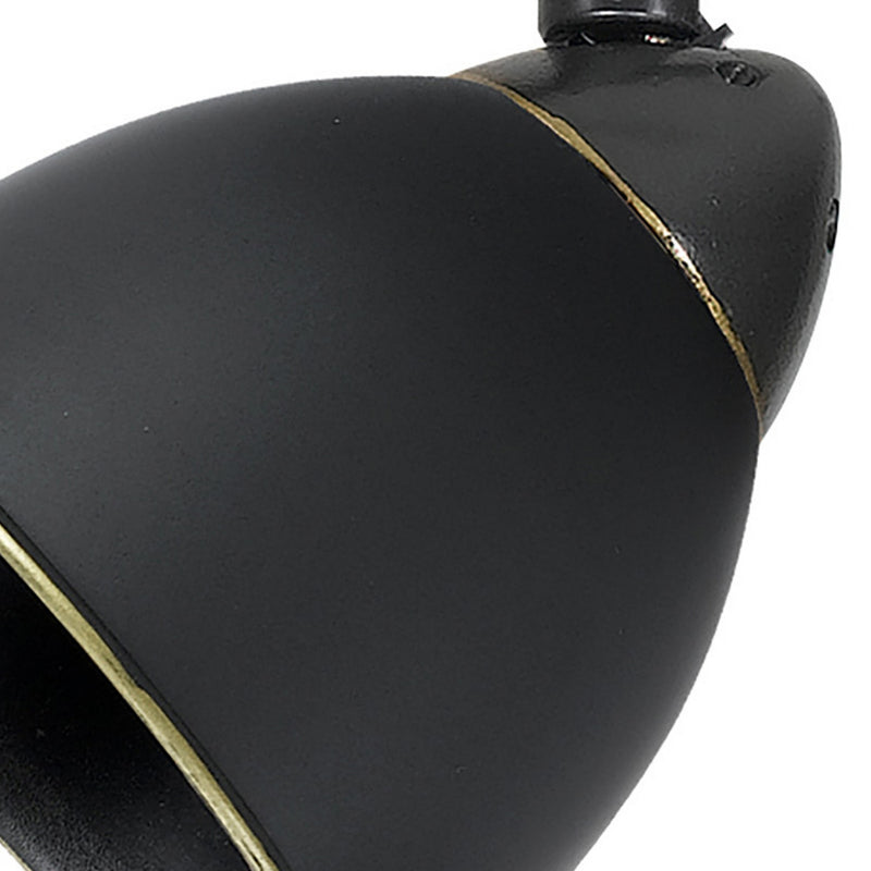 Round Metal Shade Track Light Head and Frame Dark Bronze-zoom-