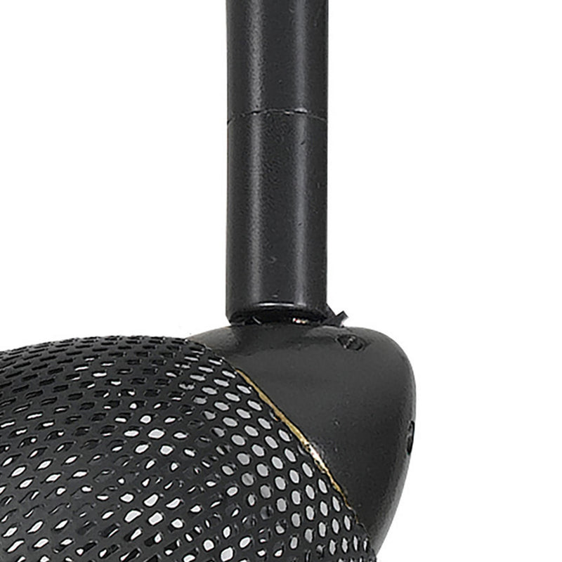 Round Metal Mesh Shade Track Light Head and Frame Dark Bronze-zoom-