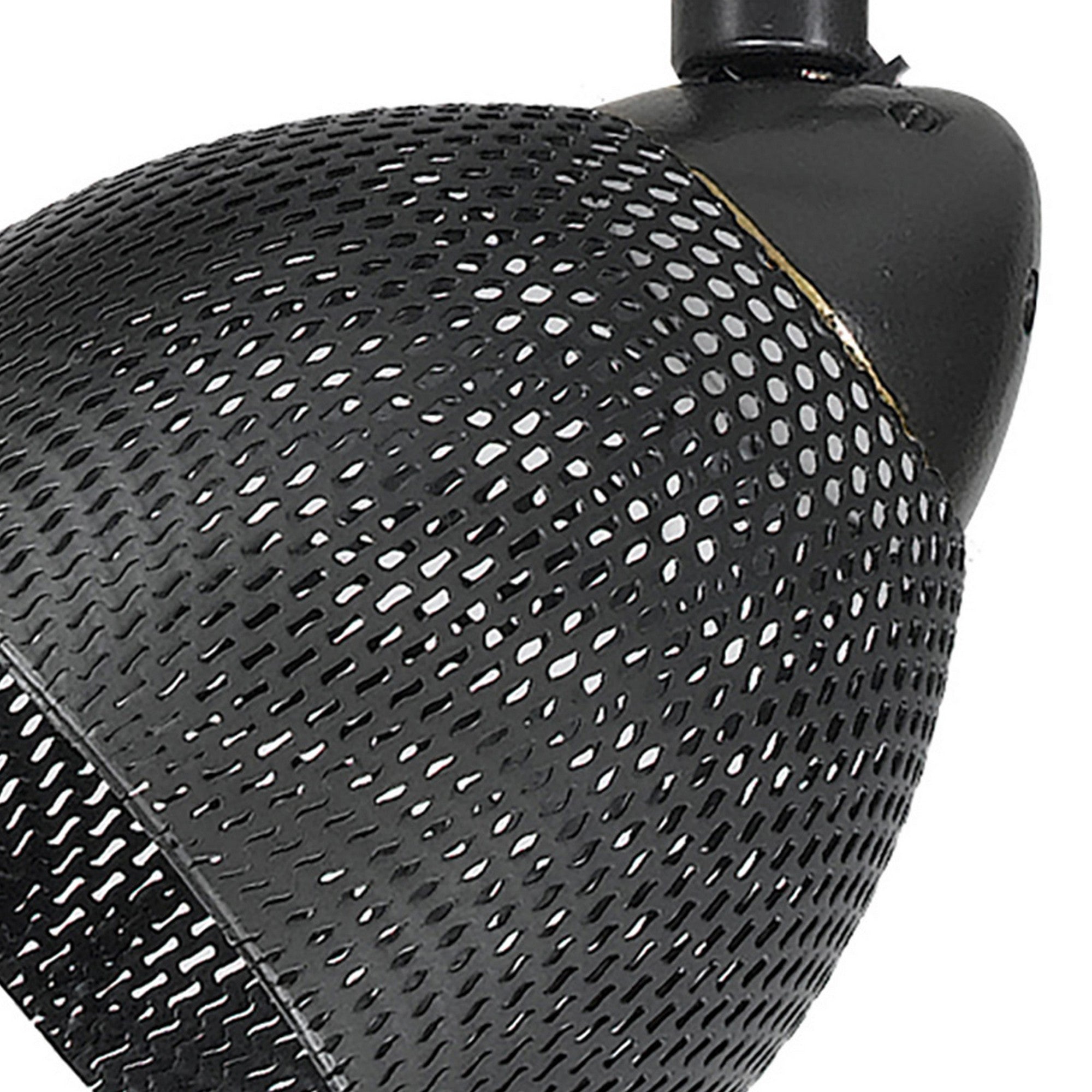 Round Metal Mesh Shade Track Light Head and Frame Dark Bronze-zoom-3