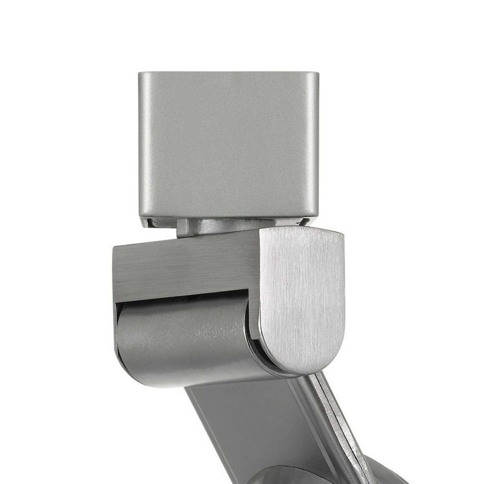 12W Integrated LED Track Fixture with Polycarbonate Head Silver and Black
