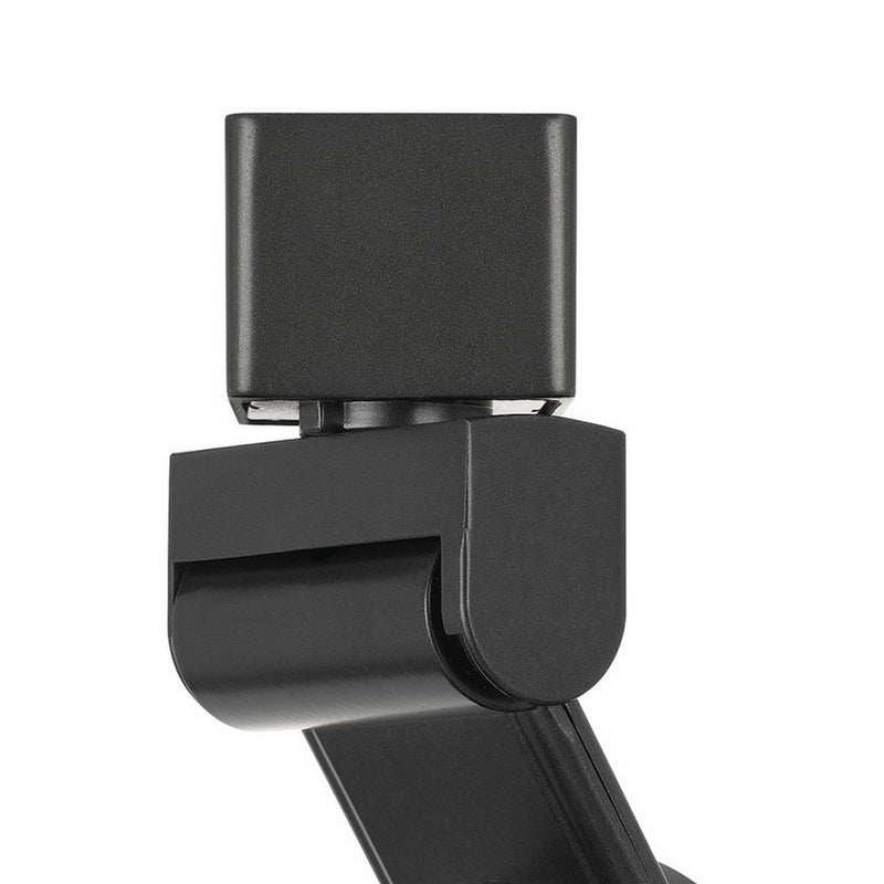 12W Integrated LED Track Fixture with Polycarbonate Head Black and Orange-zoom-