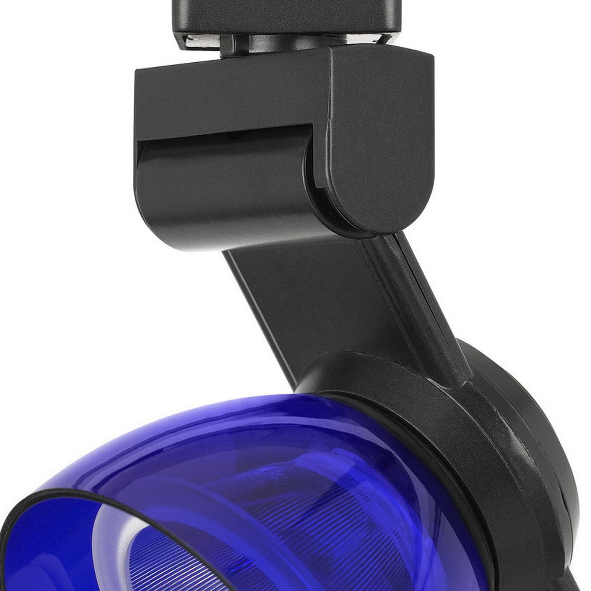 12W Integrated LED Track Fixture with Polycarbonate Head Black and Blue-zoom-3